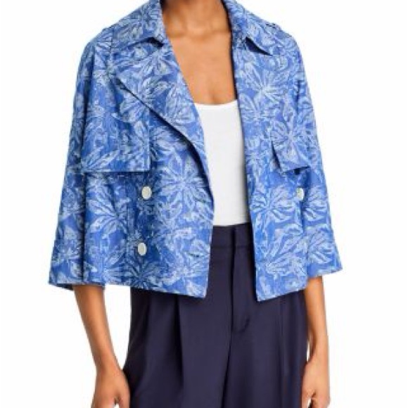 NWT Derek Lam 10 Crosby Elijah Cropped
Trench Jacket Small - Picture 3 of 13